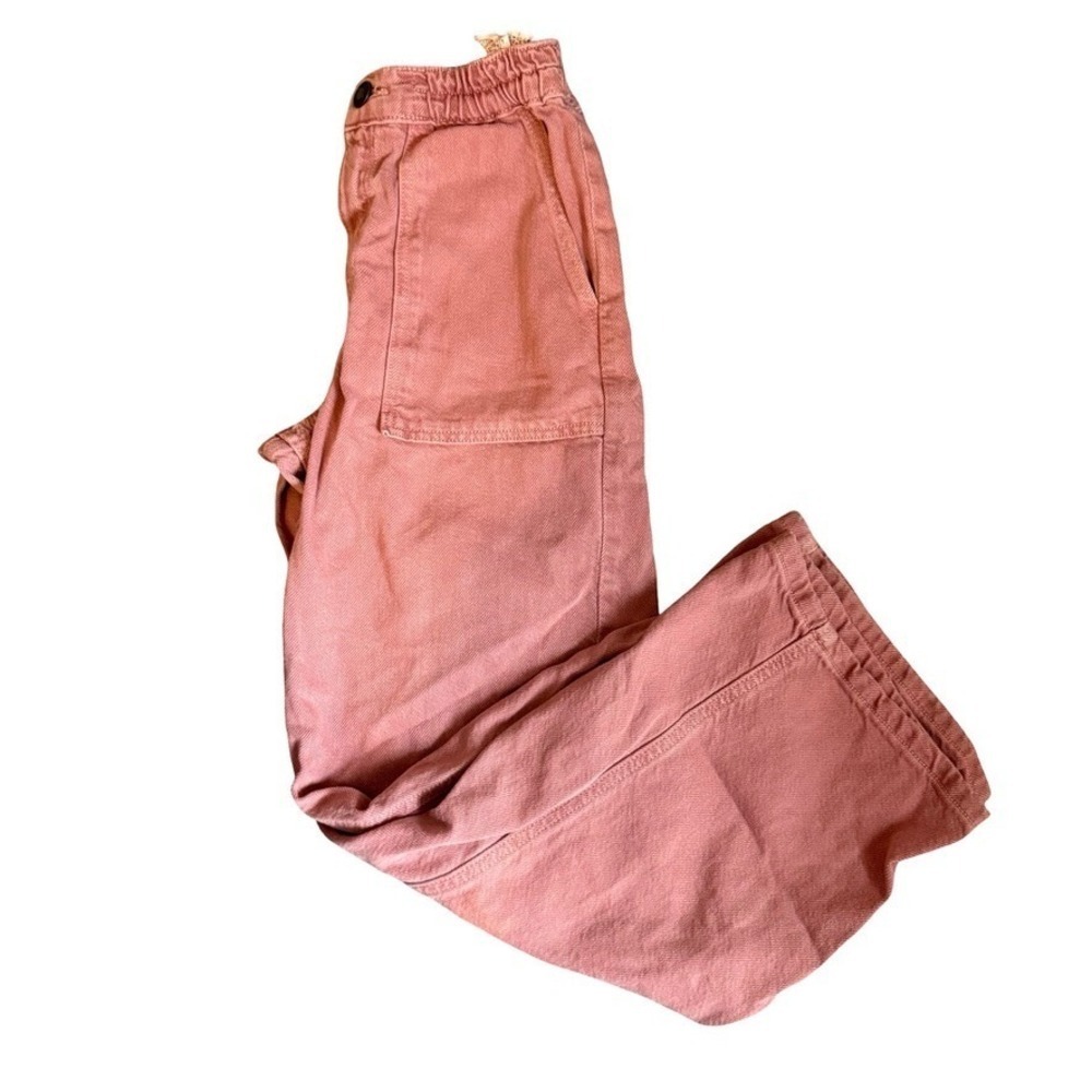 Zara Pants Pink Wide Leg Elastic Waist Kids Size 10